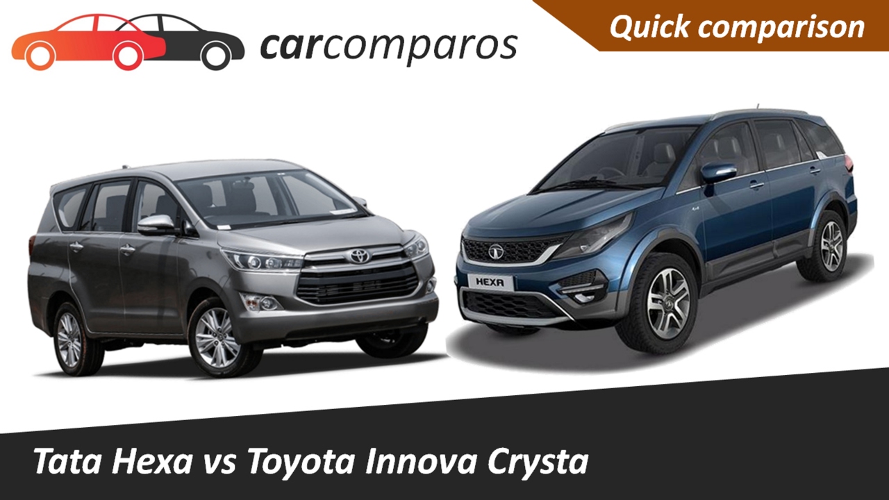 Tata Hexa Vs Toyota Innova Crysta Review Youtube