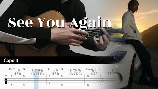 PDF Sample See You Again - Wiz Khalifa ft. Charlie Puth Fingerstyle guitar tab & chords by Yuta Ueno.