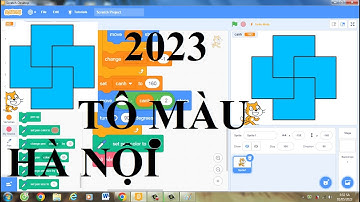 Lập Trình Scratch TÔ MÀU HÌNH CHỮ THẬP | VDD SHOA