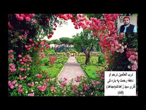 قاری سیدزاهد الله مجاهد درب العالمین درحم او دهغه رحمت په باره کی 60