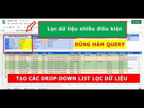 Video Query - Lọc dữ liệu với nhiều điều kiện trên các Drop... - youtube