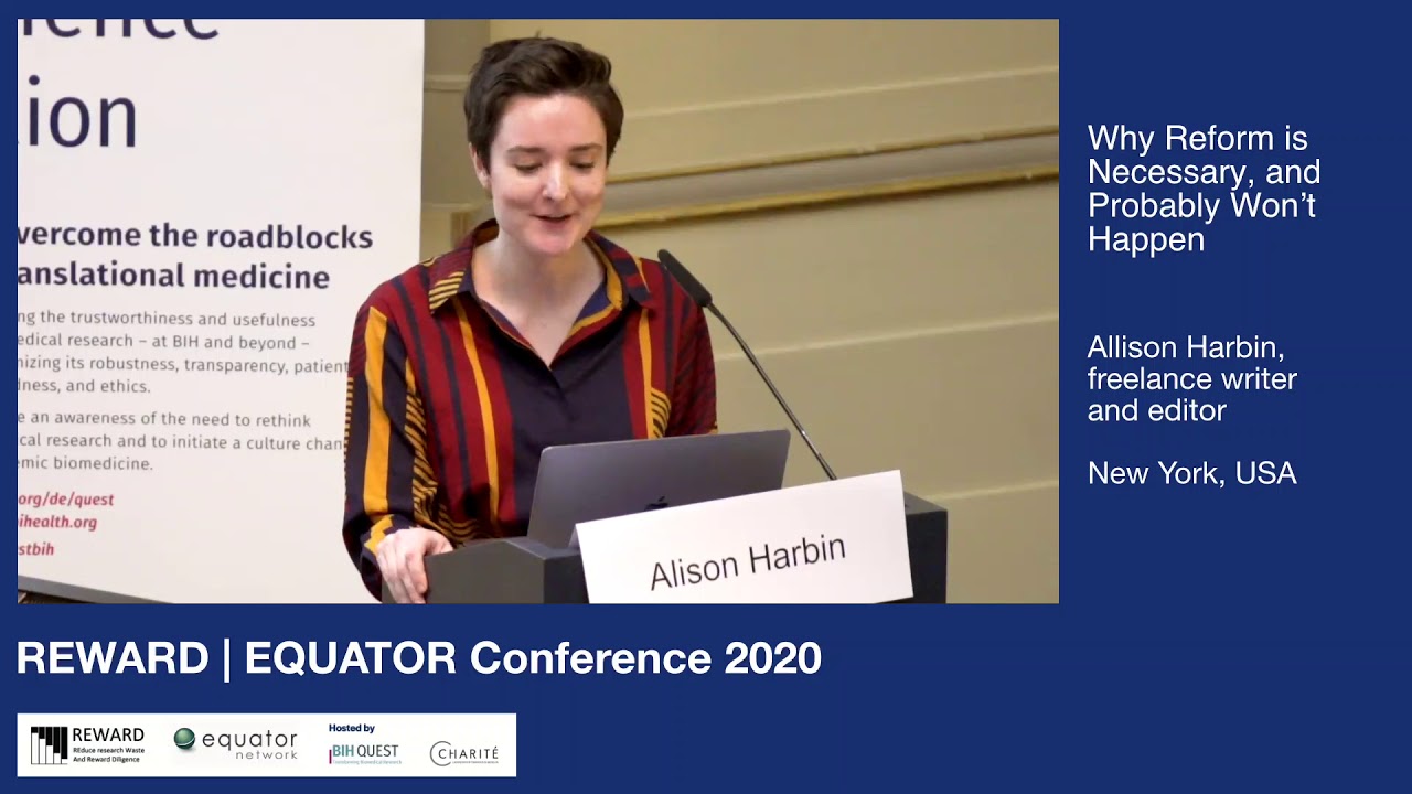 Why Reform is Necessary, and Probably Won't Happen, Allison Harbin ...