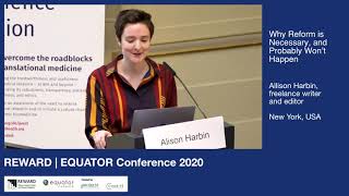 Why Reform is Necessary, and Probably Won't Happen, Allison Harbin