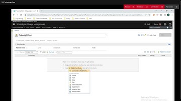 IBM Workflow Management Tutorial: How to create an agile project using scrum