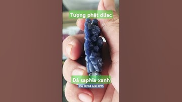 măt phật di lạc đá sapphia xanh tự nhiên #phongthuy #ruby