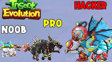 NOOB vs PRO vs HACKER - Insect Evolution Full Gameplay (Part 179)