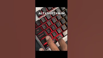 No Mouse? No Problem! Move Your Cursor with Just the Keyboard#shorts #pchacks #pc #mouse #fetc