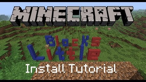 [Mac] Minecraft 1.7.2 - How to Install Forge & Little Blocks