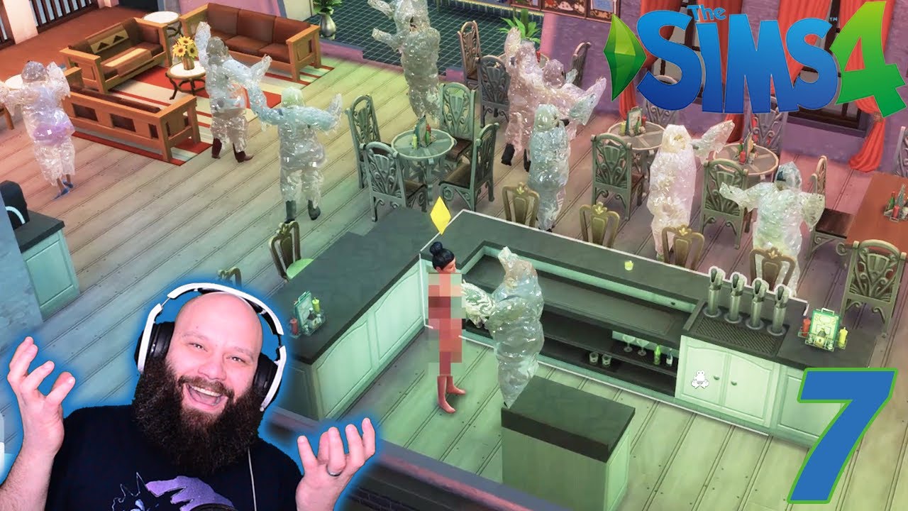 Naked Jerry Freeze Ray Ladies Night Lets Play The Sims 4 P7