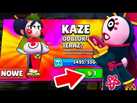 Zrób te 5 RZECZY, aby odblokować KAZE ZA DARMO! Nowa postać w BRAWL STARS