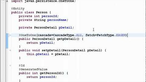 Java Hibernate Tutorial Part 15   One to One Mapping