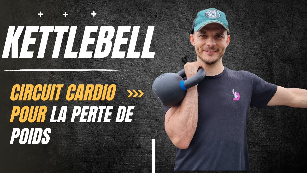 Comment perdre du poids rapidement Sport santé 4 exercices kettlebell et 1 circuit cardio