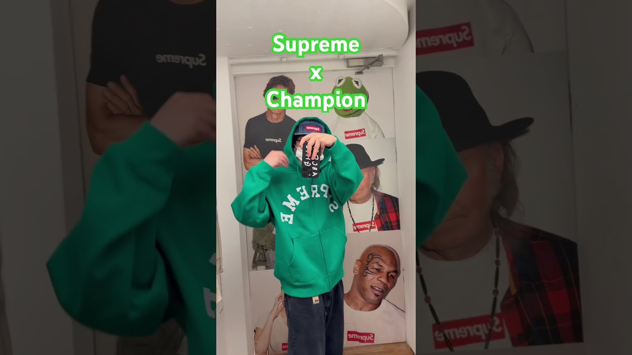 Supreme x Champion week 12 green 