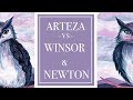 ARTEZA VS WINSOR & NEWTON | 12 Pan Watercolor Palette review