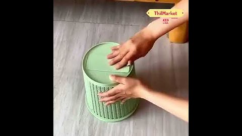 Garbage Bin With Bags Storage