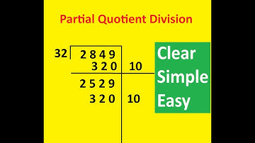 Partial Quotient Division (Everyday Math Grade 4/5) - Parent Homework Help