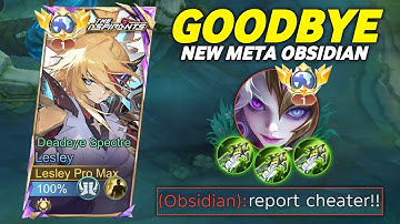 GOODBYE META OBSIDIAN!! LESLEY NEW META DESTROYER BUILD WILL MAKE HER META AGAIN!!🔥🔥 (MUST TRY THIS)