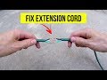 How To Correctly Repair a Cut or Damaged Extension Cord -Jonny DIY