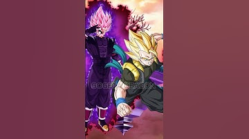 WHO IS STRONGER ( GOKU BLACK VS XENO GOGETA ) DBC DBZ DBS DBSH DBU #anime #dbs #dbz #short #shorts