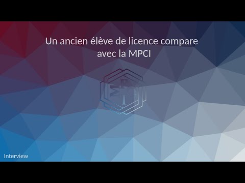 Ancien élève de Licence : Quelle est la différence entre la licence MPCI et les autres licences ?