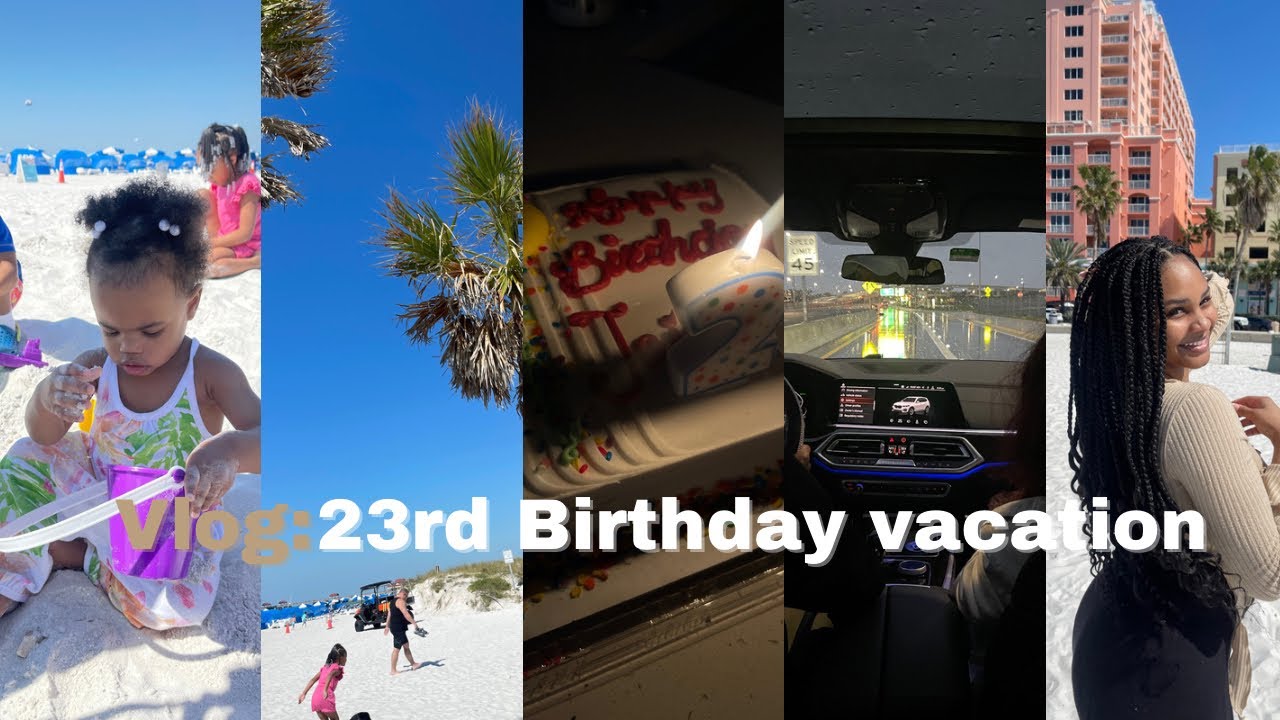 Birthday Vacation vlog| Travel to Florida w me