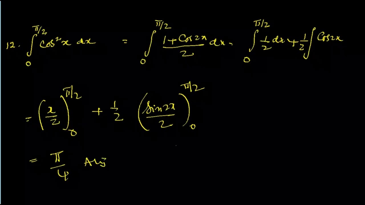 Class 12 mathematics Chapter Definite integration NCERT Exercise 7 8 problems 11 to 14