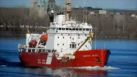 CANADIAN COAST GUARD SHIP MARTHA L. BLACK CRUISING...