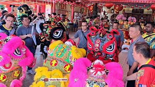 2024 CNY Dragon & Lion Dance Blessing Performance #會狮 @ Sunway Guan-Di Temple #馬來西亞製龍文化體育會 #5年行狮无涯