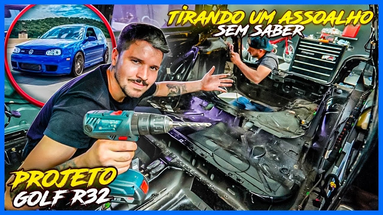 COMECEI RETIRAR O ASSOALHO DO GOLF VR6 NUMERADO 🫣