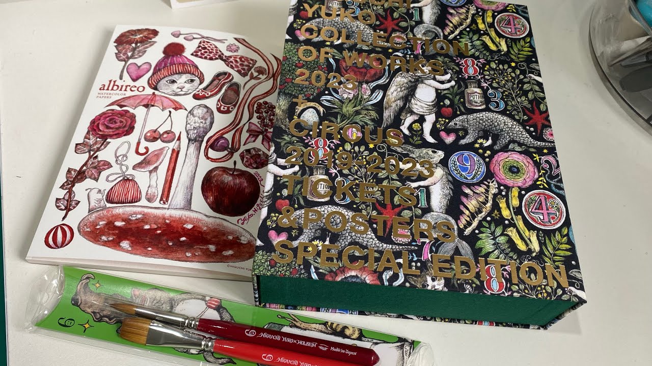 Yuko Higuchi x Holbein Collaboration + Collection of Works 2023 Special  Edition Unboxing