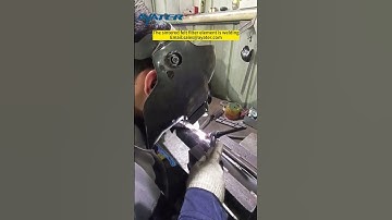 The sintered felt filter element is welding