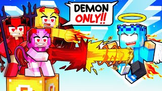 LOCKED ON ONE DEMON FANGIRL ONLY Lucky Block AS AN ANGEL in Minecraft!