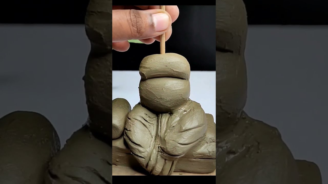 Ganesh ji Murti making | Ganpati Bappa murti status murti Making #shorts #shortsvideo #ganesha