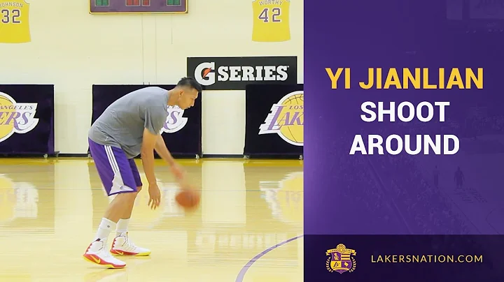 Yi Jianlian Showing Off His Range At Lakers Facility - DayDayNews