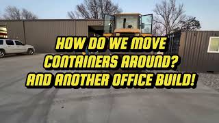 HOW DO WE MOVE SHIPPING CONTAINERS AROUND? ANOTHER OFFICE BUILD! WE’VE BEEN SWAMPED! #tinyhouse by Simple Shipping Containers  587 views 2 months ago 5 minutes, 39 seconds