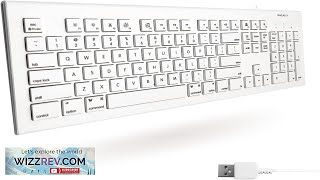 Tastiera USB cablata Macally Full Size per Mac e PC Plug screenshot 5