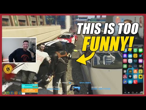 Curtis Reacts to Mr K Gets Ran Over by 17 Racers | Nopixel GTA RP