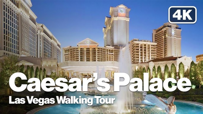 Caesars palace tour - 4k video walking tour 