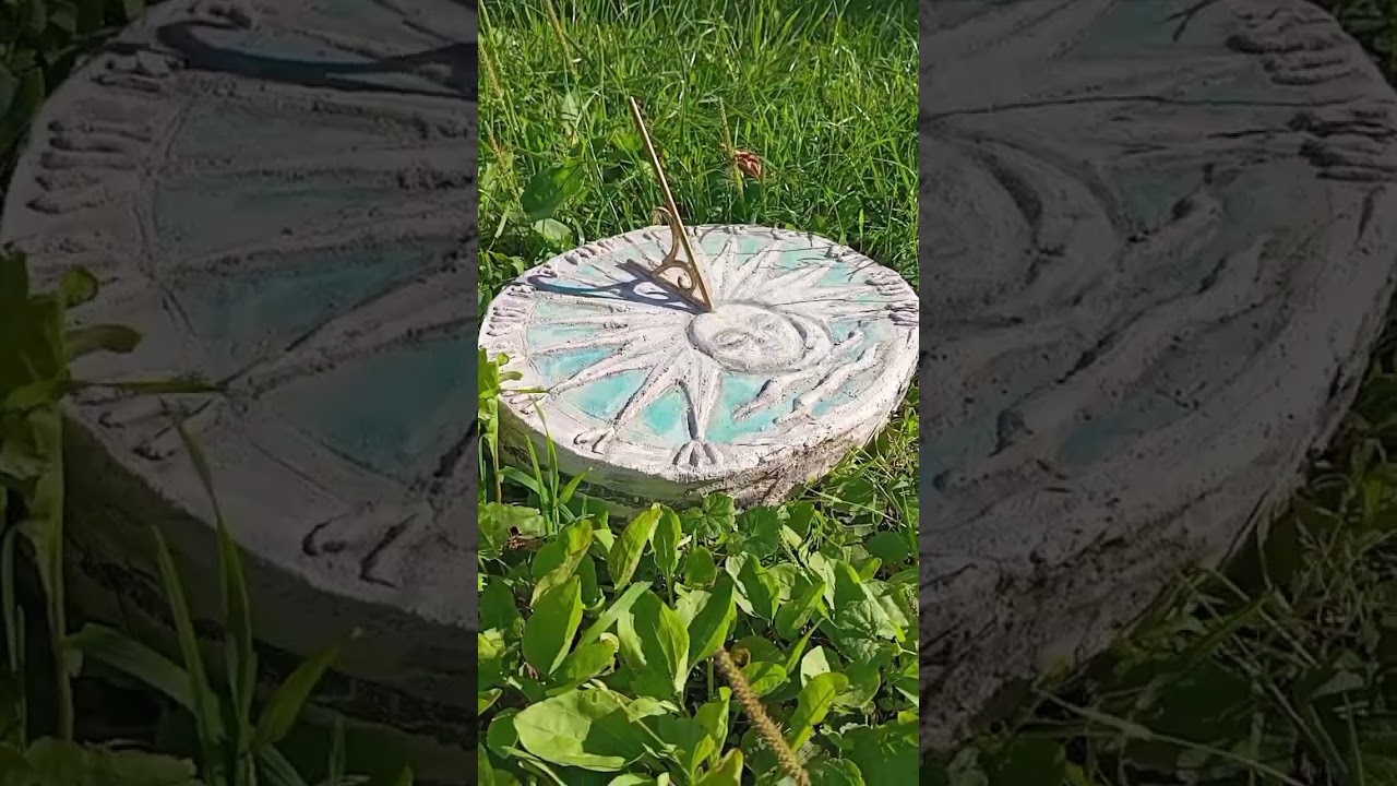 Солнечные часы из керамики. 