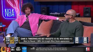 Wolves are so TOUGH for Spurs - NBA TV Crew on Rudy Gobert outplay Jokic to eliminated Nuggets in 6