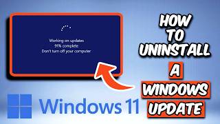 How To Uninstall A Windows Update