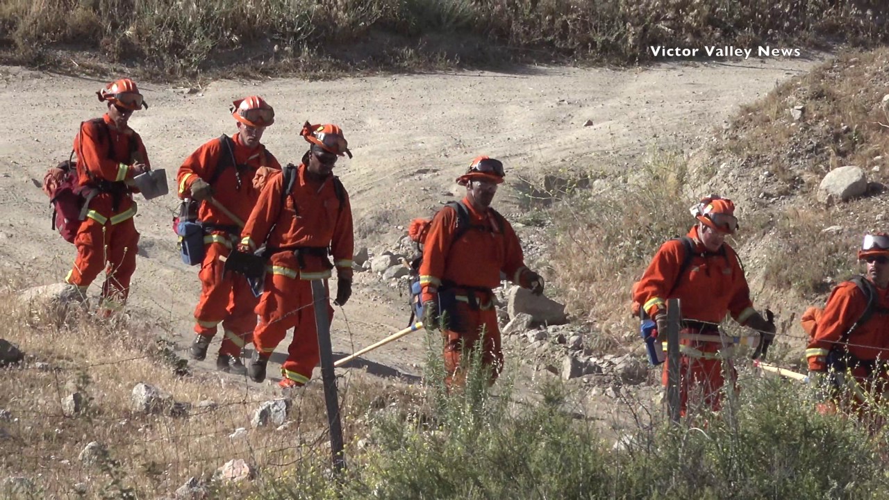 Cajon Pass Fire Starts Near Old Blue Cut Fire April 30th 2017 YouTube