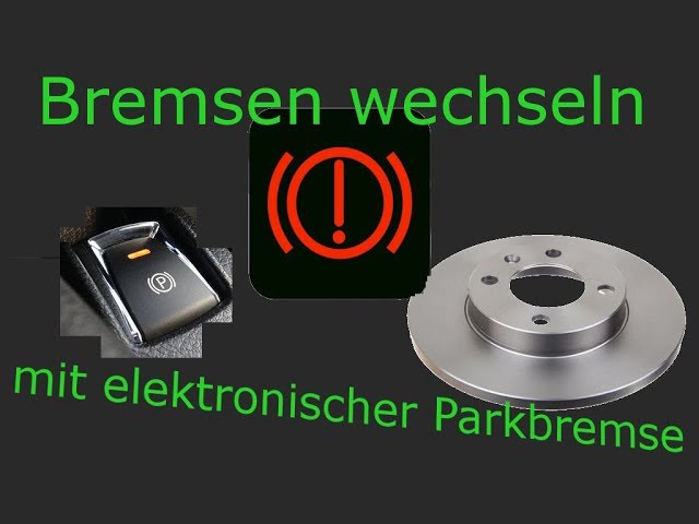 Elektrische Feststellbremse wechseln Stellmotor Handbremse tauschen Audi VW  Skoda Seat 