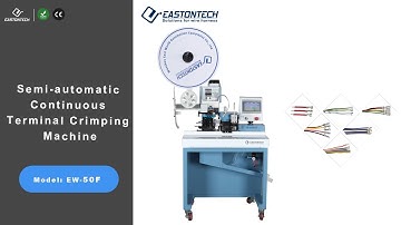 EASTONTECH EW-50F  30 - 16 AWG Multi-core  Continuous Cable Stripping Crimping Machine