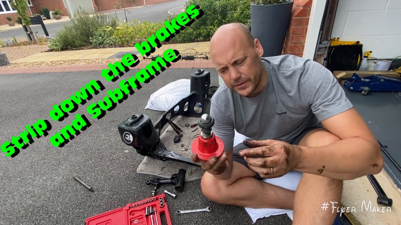 Retro mini rebuild PART 4 Stripping down the subframe, braking and steering rack