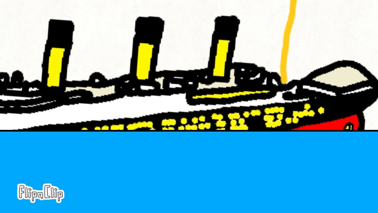 TITANIC 1953 SINKING SCENES