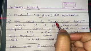 What Is MAC Address ? | Full Explanation | Computer Network | CN
