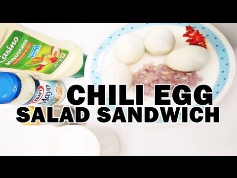 COOKING 101: CHILI EGG SALAD SANDWICH ❤ TheWickeRmoss
