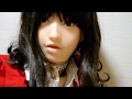 female mask kigurumi doll　red skirt & white boots zentai girl