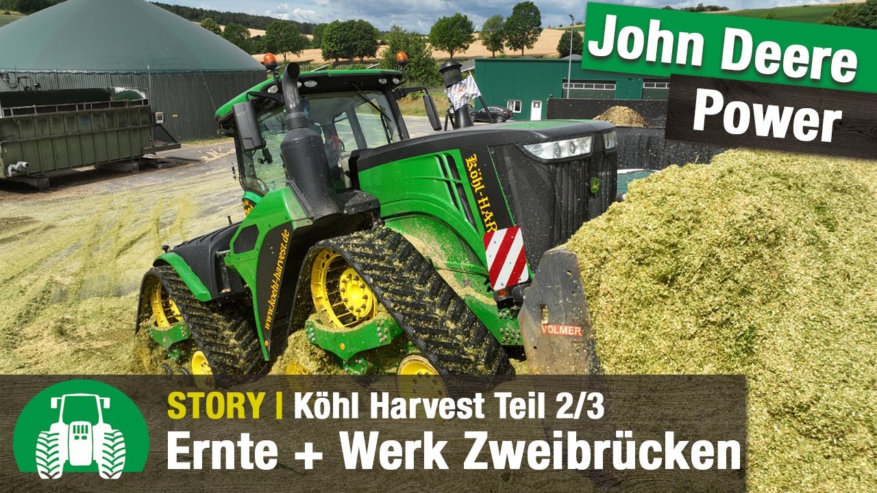 Köhl Harvest Teil 2/3 | John Deere Feldhäcksler | Exklusiver Besuch Werk Zweibrücken | Lohnbetrieb